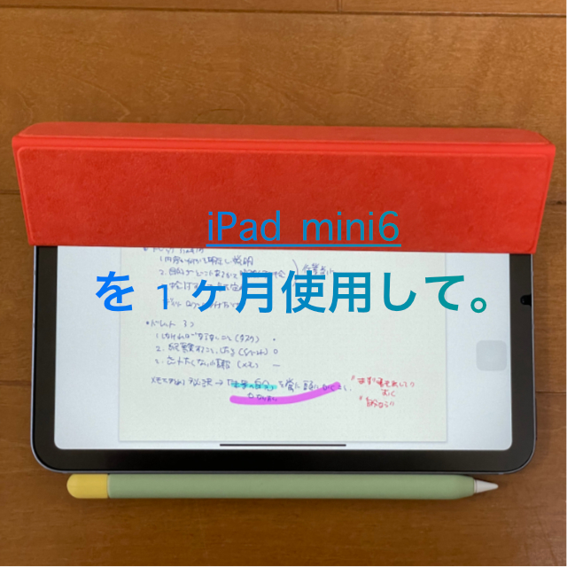 iPad mini 6を1ヶ月使用して｜Ruang Macam2